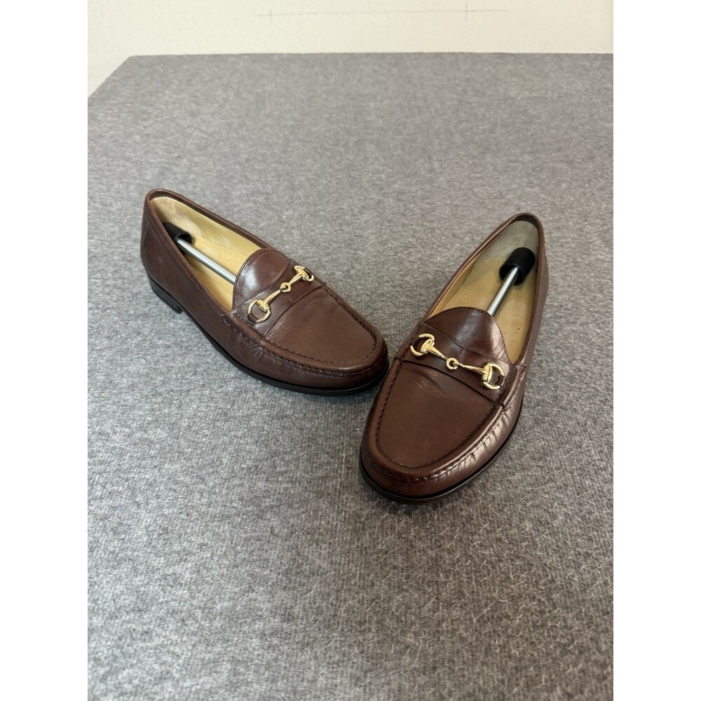 Men’s Cole Haan Ascot Leather Horse Bit Dress Shoes Loafers Brown 8.5M C02497